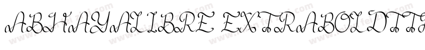 ABHAYALIBRE EXTRABOLDTTF字体转换